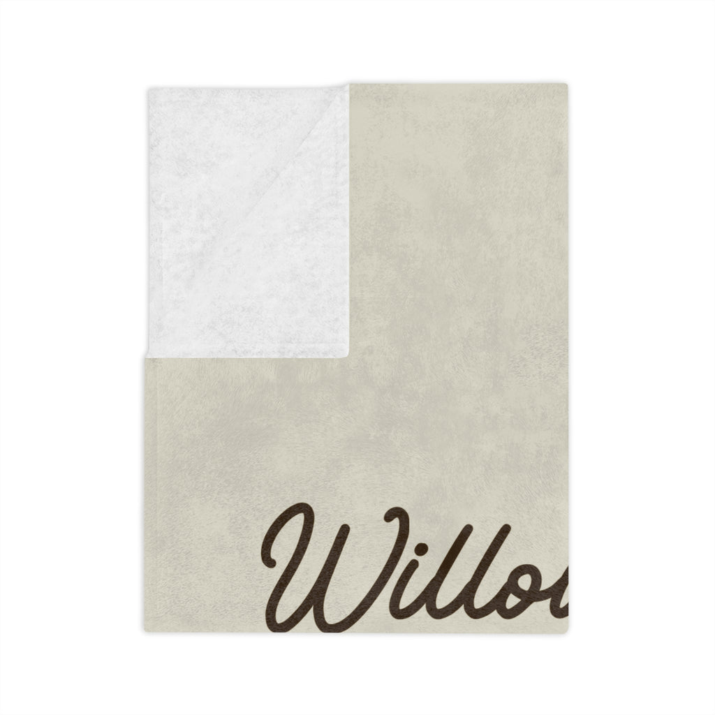 Western Longhorn Microfiber Throw Blanket - Floral Blanket - Boho Throw Blanket