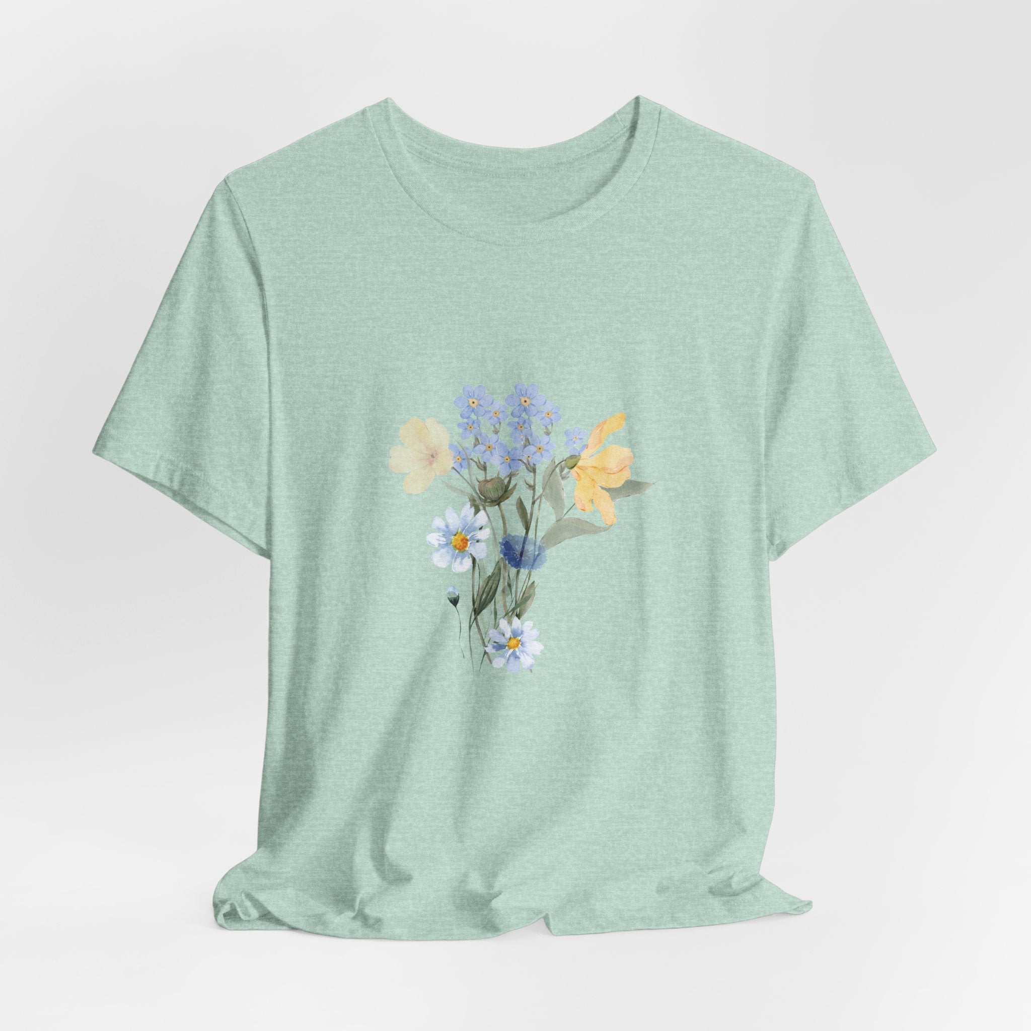 Wildflower Bouquet Tee - Floral Tee - Boho Tee - Women's Tee