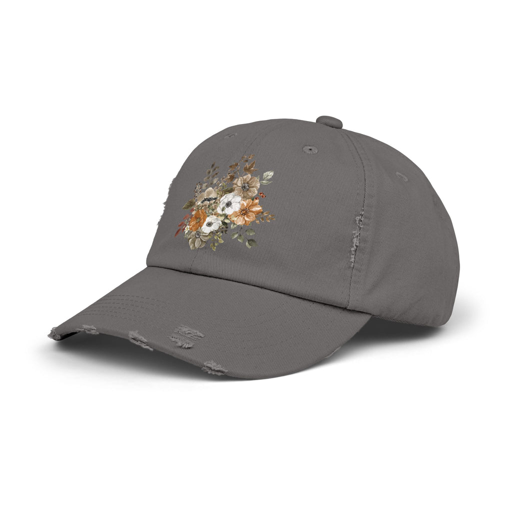 Floral Embroidered Baseball Hat