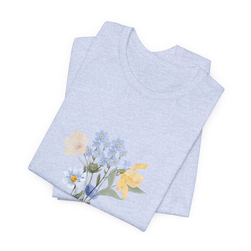 Wildflower Bouquet Tee - Floral Tee - Boho Tee - Women's Tee