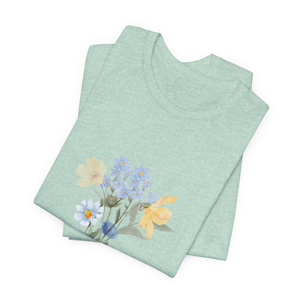 Wildflower Bouquet Tee - Floral Tee - Boho Tee - Women's Tee