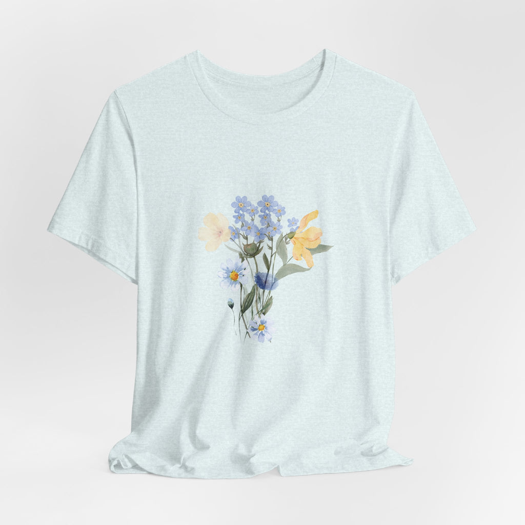 Wildflower Bouquet Tee - Floral Tee - Boho Tee - Women's Tee
