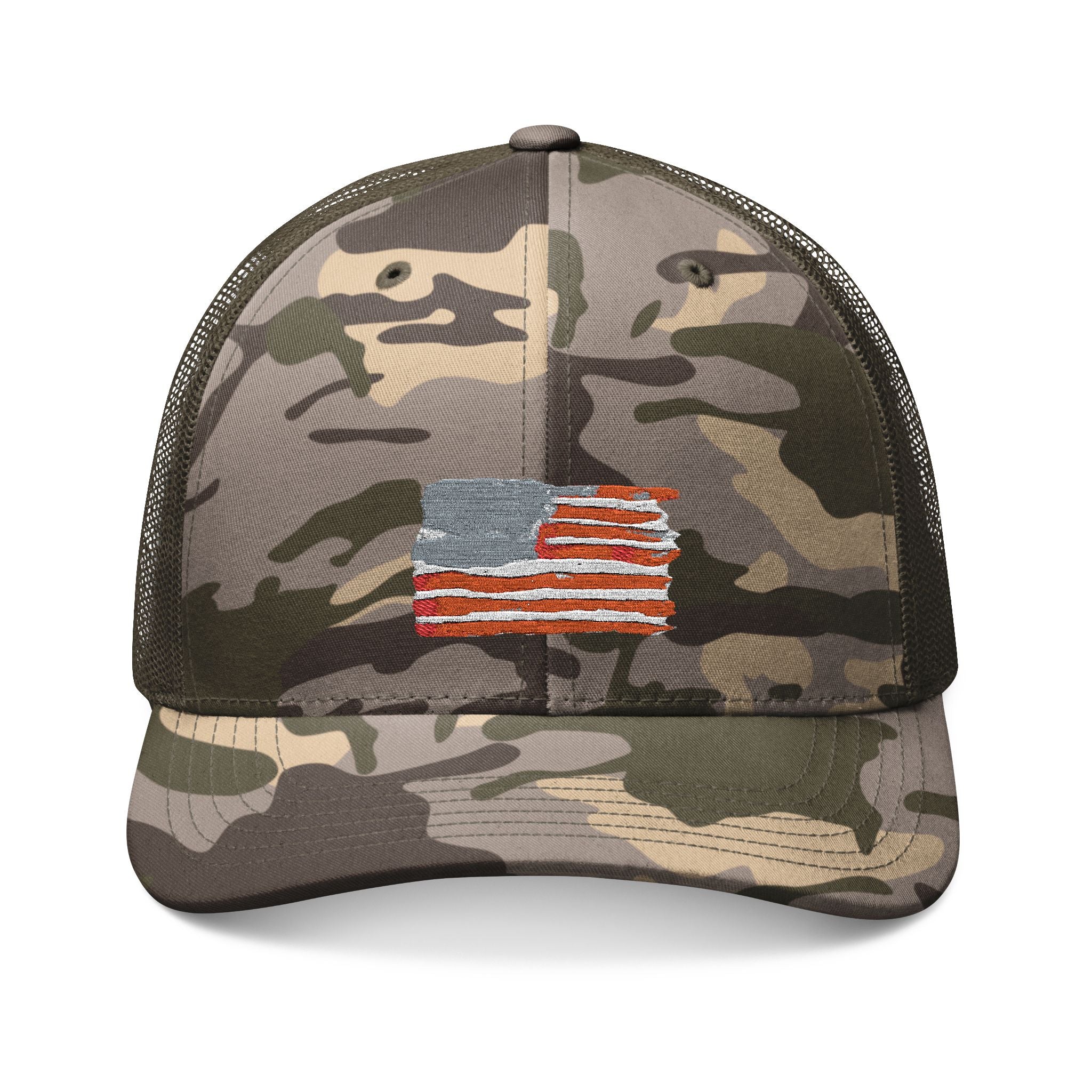 American Flag Trucker Hat