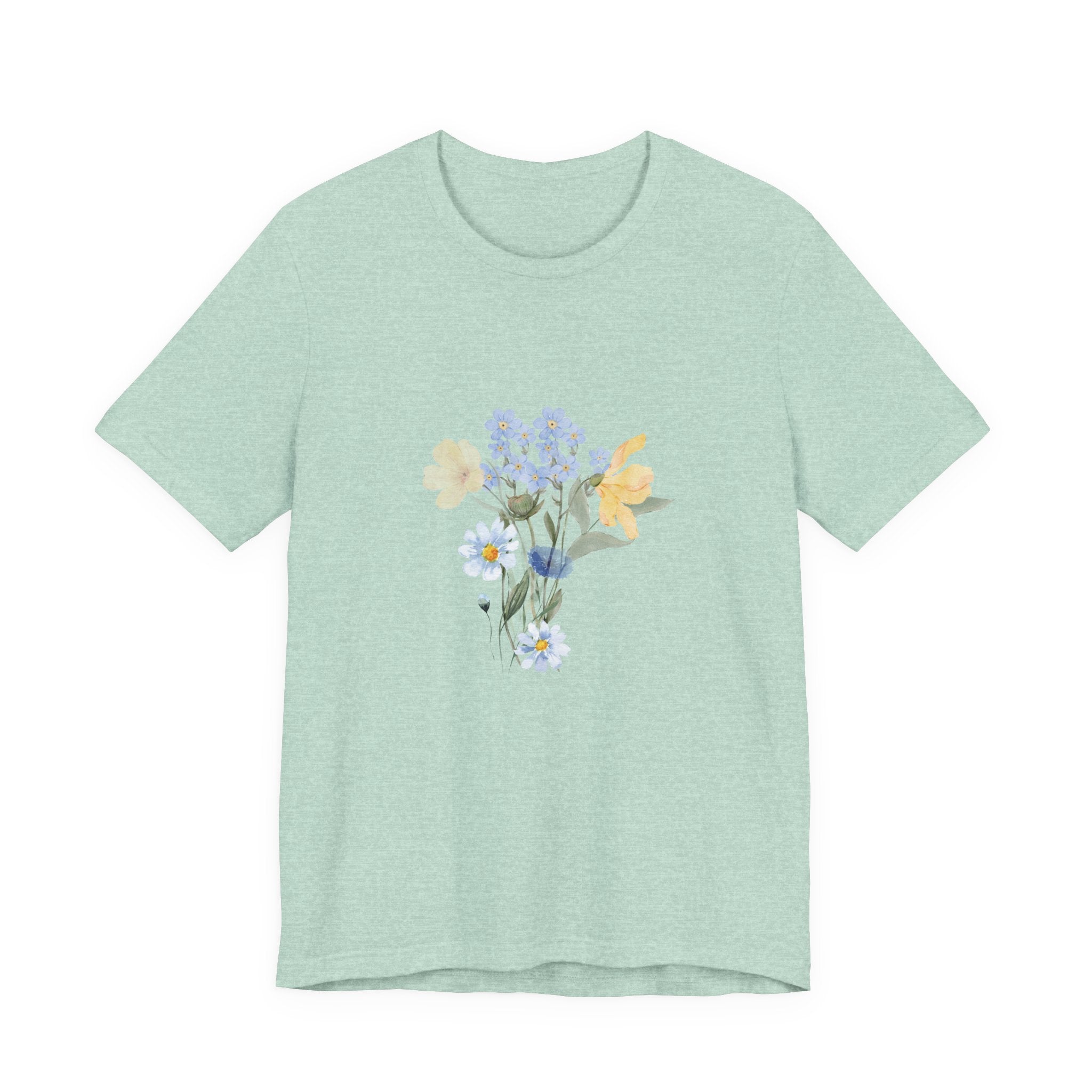 Wildflower Bouquet Tee - Floral Tee - Boho Tee - Women's Tee